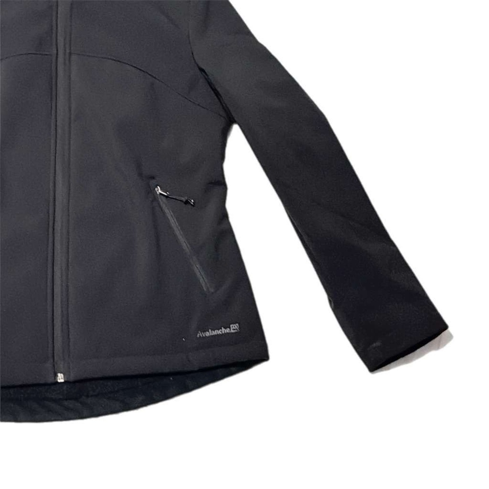 Avalanche Womens Black Softshell Jacket Hooded Fl… - image 5